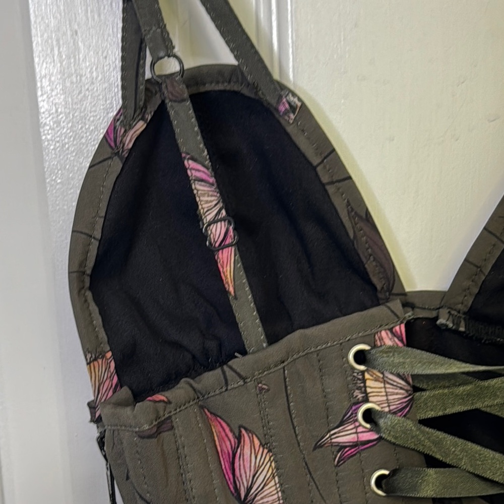 Corset Story NWOT Gray Strapless A-line Corset Dress - Picture 15 of 15